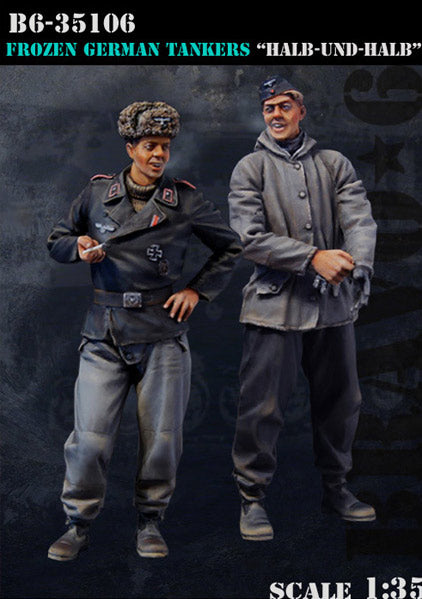 ブラボー6 35106 1/35 防寒服のドイツ戦車兵(2体セット)