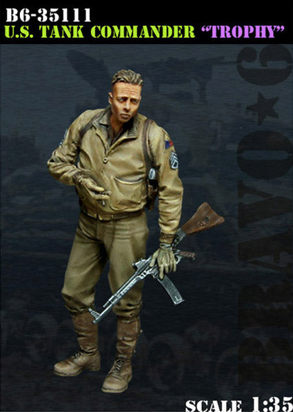 ブラボー6 35111 1/35 アメリカ戦車指揮官1944-45 Part.2 MP44付き