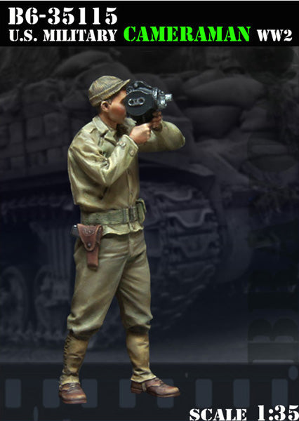 ブラボー6 35115 1/35 WWIIアメリカ カメラマン