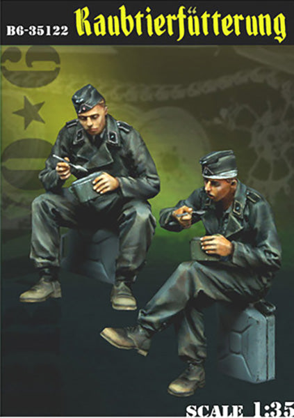 ブラボー6 35122 1/35 WWIIドイツ 食事中のドイツ戦車兵(2体セット)