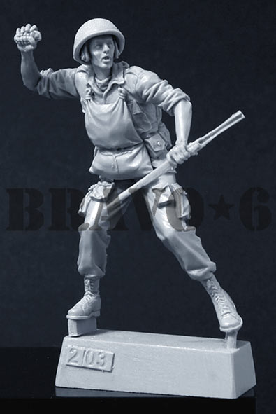 ブラボー6 35203 1/35 フランス兵士(3)空挺兵 ディエン・ビエン・フー'54