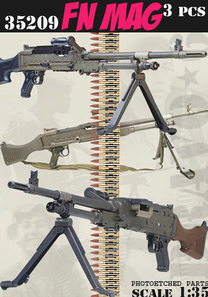 ブラボー6 35209 1/35 FN-MAG 機関銃(3個入)