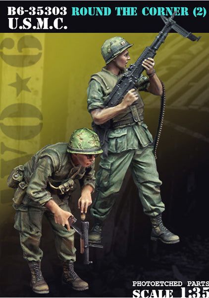 ブラボー6 35303 1/35 ベトナム アメリカ海兵隊「曲がり角の先に」(2)(2体セット)