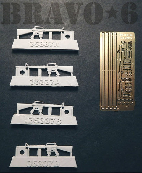 ブラボー6 35337 1/35 現用 アメリカ陸軍 XM16E1試作小銃(4個入)