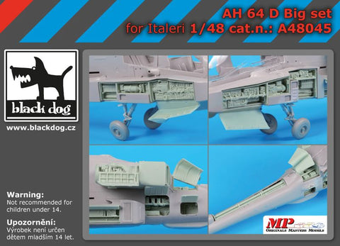 ブラックドッグ A48045 1/48 AH-64 D ビッグセット(イタレリ用)
