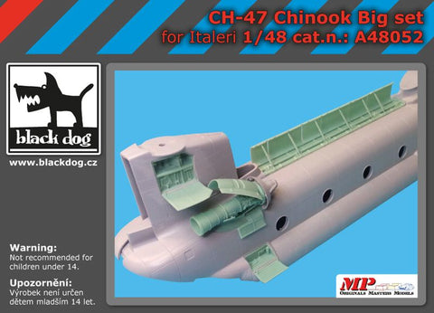 ブラックドッグ A48052 1/48 Ch-47 チヌーク ビッグセット(イタレリ用)