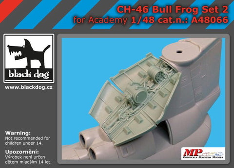 ブラックドッグ A48066 1/48 CH-46 ブルフロッグ セット2(アカデミー用)