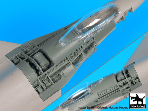 ブラックドッグ A48078 1/48 F-16 C 電子機器 2 +キャノン (タミヤ用)