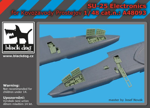 ブラックドッグ A48093 1/48 SU -25 電子機器 (コヴォザヴォディ・プロステヨフ用)