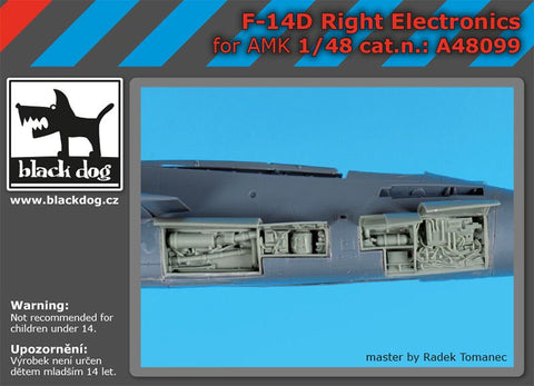 ブラックドッグ A48099 1/48 F-14 D 電子機器 (ライト) (AMK用)