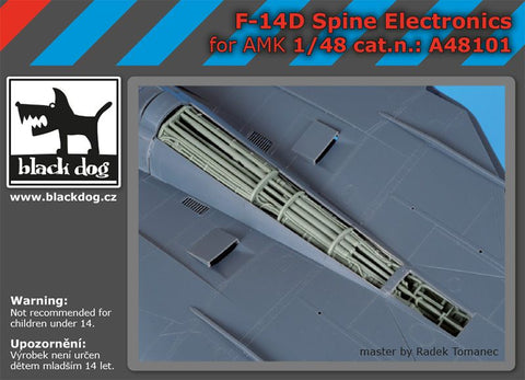 ブラックドッグ A48101 1/48 F-14 D 電子機器(中央) (AMK用)
