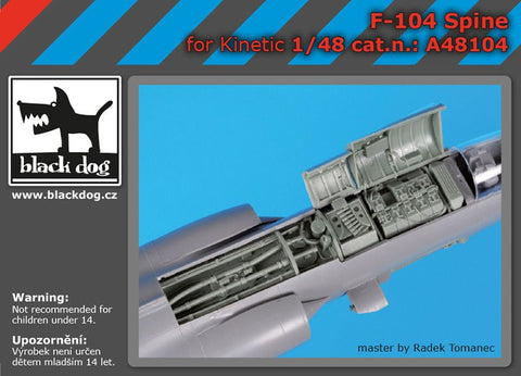ブラックドッグ A48104 1/48 F-104 上部 (キネティック用)