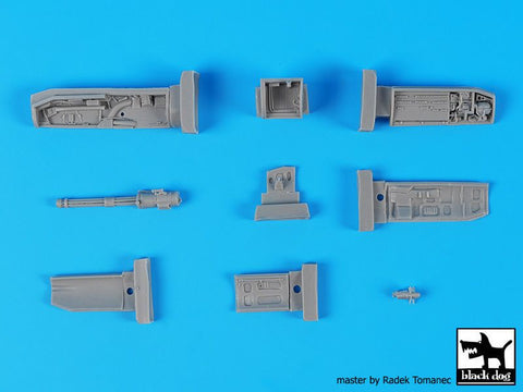 ブラックドッグ A48107 1/48 F-104 電子機器+カノン砲 (キネティック用)