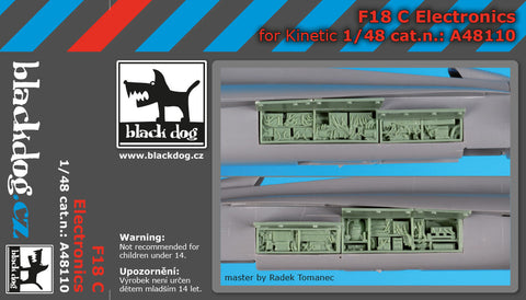 ブラックドッグ A48110 1/48 F-18 C 電子機器 (キネティック用)