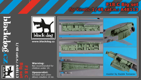 ブラックドッグ A48113 1/48 F-18 C ビッグセット (キネティック用)