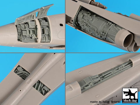 ブラックドッグ A48120 1/48 セペカット ジャギュア ビッグセット(キティホークモデル用)