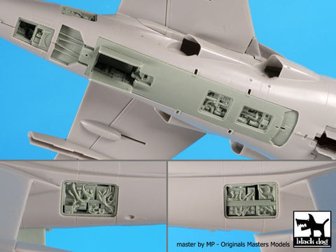 ブラックドッグ A48123 1/48 ハリアー GR 7 電子機器+油圧機器(ハセガワ用)