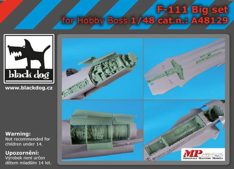 ブラックドッグ A48129 1/48 F-111 ビッグセット (ホビーボス用)