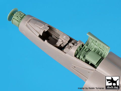 ブラックドッグ A48139 1/48 ミラージュ F1 レーダー+スパイン 電子機器 (キティホーク用)