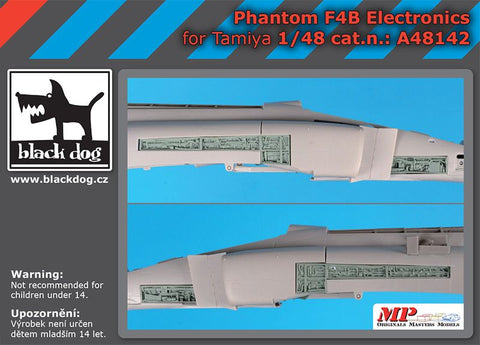 ブラックドッグ A48142 1/48 ファントム F4B 電子機器 (タミヤ用)