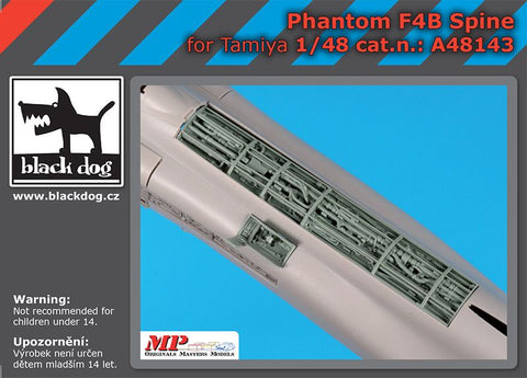 ブラックドッグ A48143 1/48 ファントム F4B スパイン (タミヤ用)