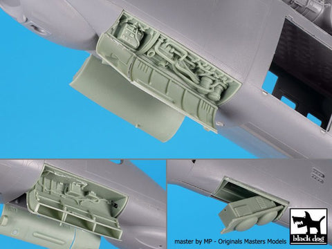 ブラックドッグ A48147 1/48 Mi-24 ハインド カノン砲 + 電子機器 (ズベズダ用)