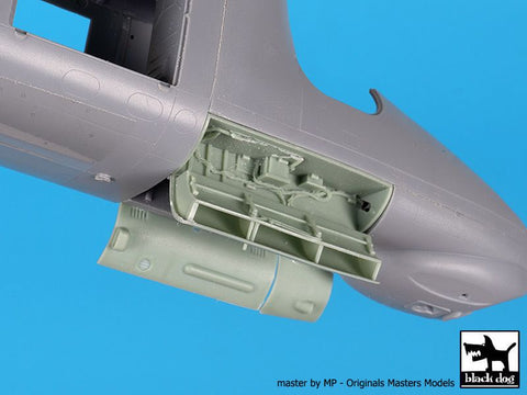 ブラックドッグ A48147 1/48 Mi-24 ハインド カノン砲 + 電子機器 (ズベズダ用)