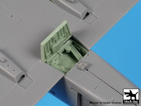 ブラックドッグ A48160 1/48 A-4 スカイホーク ホイールベイ+エンジン(ホビーボス用)