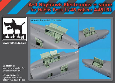 ブラックドッグ A48161 1/48 A-4 スカイホーク 電子機器+スパイン(ホビーボス用)