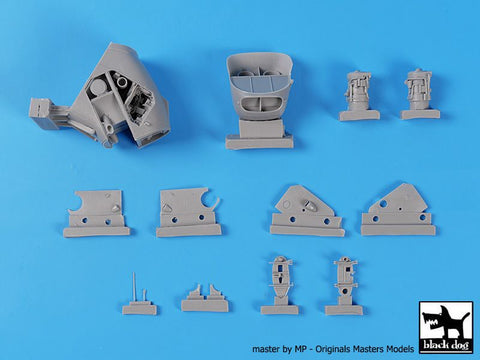 ブラックドッグ A48172 1/48 UH-5 ウェセックス エンジン+ フォールディングテール(イタレリ用)