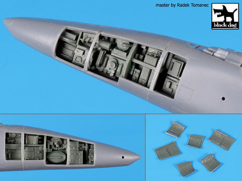 ブラックドッグ A48173 1/48 Mig 23 BN 電子機器(エデュアルド用)