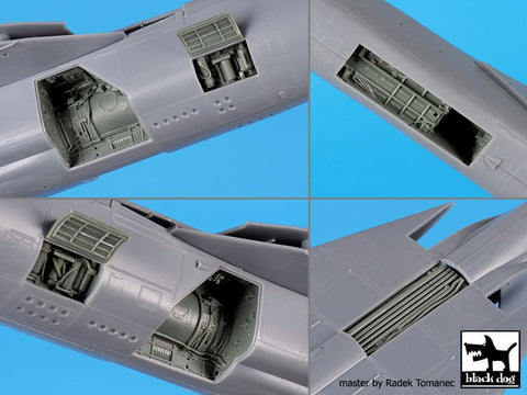 ブラックドッグ A48174 1/48 Mig 23 BN ホイールベイ+スパイン(エデュアルド用)