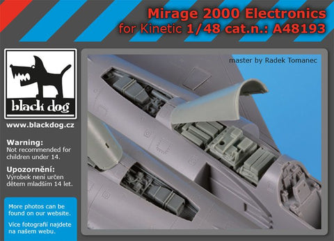 ブラックドッグ A48193 1/48 ミラージュ2000 電子機器 (キネティック用)