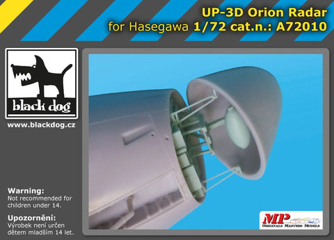 ブラックドッグ A72010 1/72 UP-3 D オライオン レーダー(ハセガワ用)