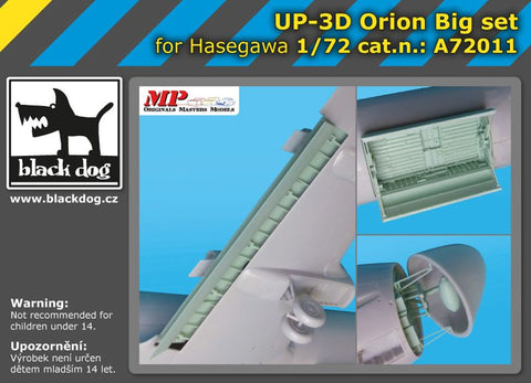 ブラックドッグ A72011 1/72 UP-3 D オライオン ビッグセット (ハセガワ用)