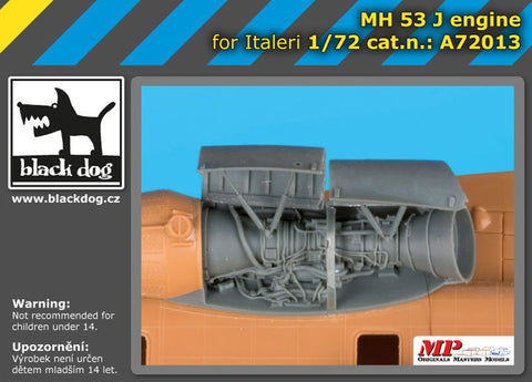 ブラックドッグ A72013 1/72 MH-53 J エンジン (イタレリ用)