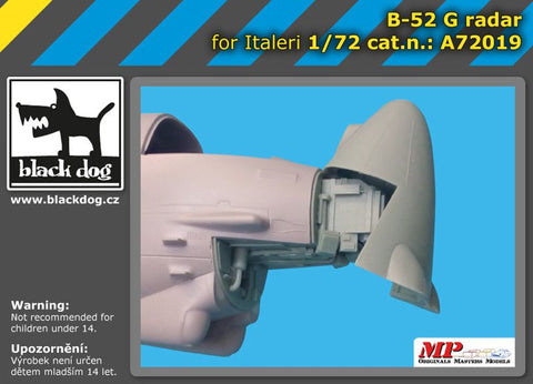 ブラックドッグ A72019 1/72 B-52 レーダー(イタレリ用)