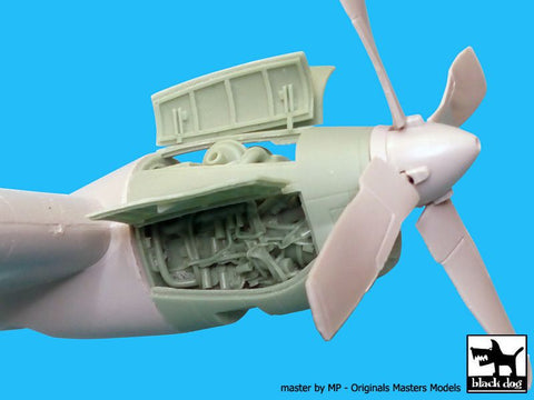 ブラックドッグ A72028 1/72 AC-130 H ハーキュリーズ 2エンジン(イタレリ用)