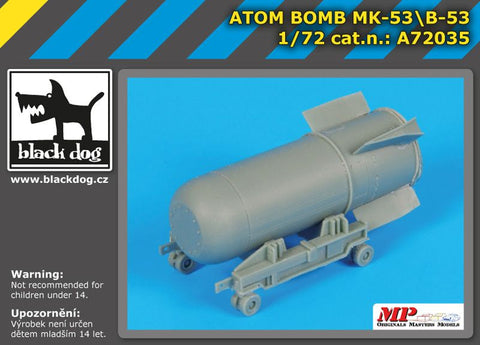 ブラックドッグ A72035 1/72 原子爆弾 Mk-53/B-53