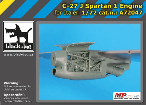 ブラックドッグ A72047 1/72 C-27 J スパルタン 1エンジン(イタレリ用)