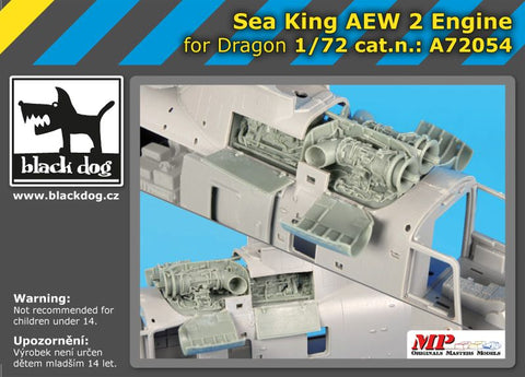 ブラックドッグ A72054 1/72 シーキング AEW 2 エンジン (ドラゴン用)