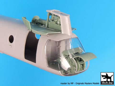 ブラックドッグ A72067 1/72 Ch-46 D フロントエンジン+コックピット (ホビーボス用)