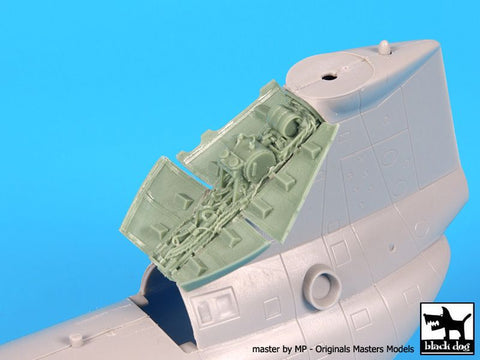 ブラックドッグ A72068 1/72 Ch-46 Dリアエンジン (ホビーボス用)