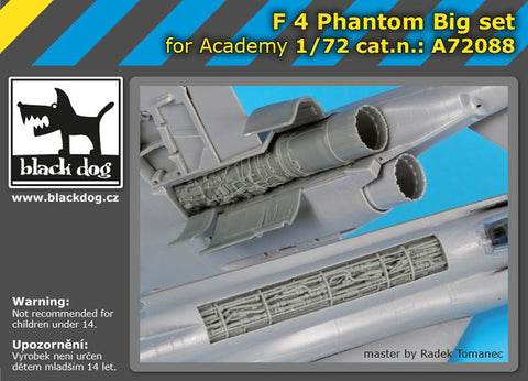 ブラックドッグ A72088 1/72 F-4 ファントム ビッグセット (アカデミー用)