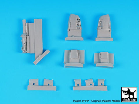 ブラックドッグ A72104 1/72 T-4 (練習機) エンジン+電子機器 (ホビーボス用)