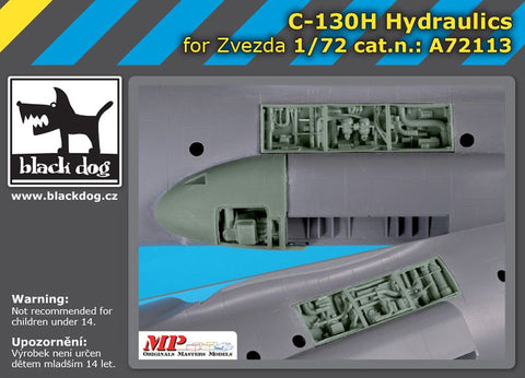 ブラックドッグ A72113 1/72 C-130H ハーキュリー 油圧機器 (ズベズダ用)