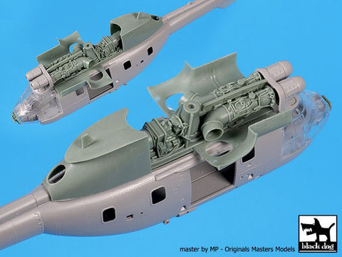 ブラックドッグ A72119 1/72 AS 332 シュペルピューマ エンジン+レーダー(イタレリ用)
