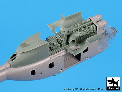 ブラックドッグ A72119 1/72 AS 332 シュペルピューマ エンジン+レーダー(イタレリ用)