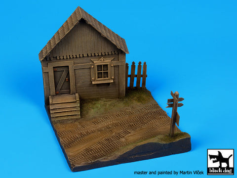 ブラックドッグ D72008 1/72 ロシアの建物 ベース