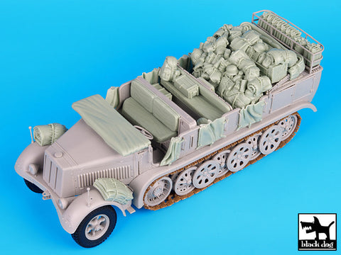 ブラックドッグ T35072 1/35 ドイツ Sd.Kfz8ハーフトラック アクセサリーセット(フルバージョン)